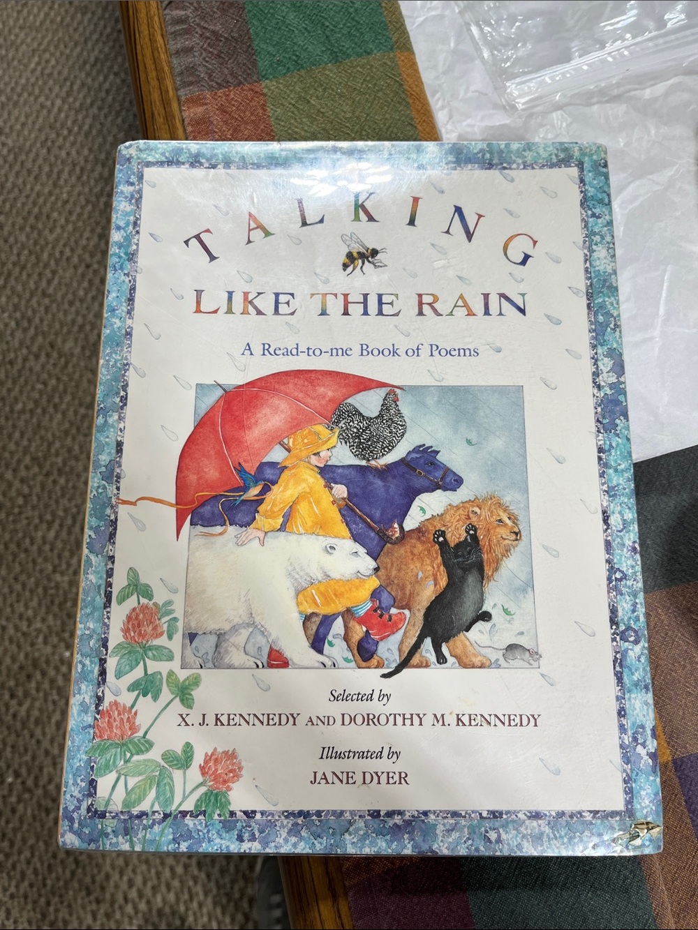 SIGNED FIRST EDITION Talking Like The Rain - Illustrated Children's Poetry Book